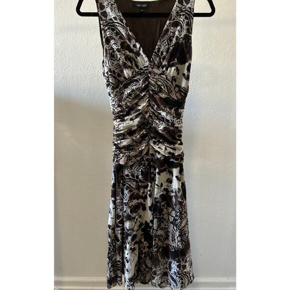 Karen Kane Dresses & Skirts - Vintage Karen Kane Mesh Midi Dress Ruched Waist Womens Size Medium Whimsigoth